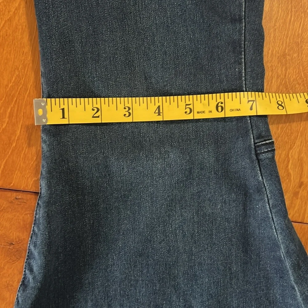 Free People High-Waist Blue Flare Jeans